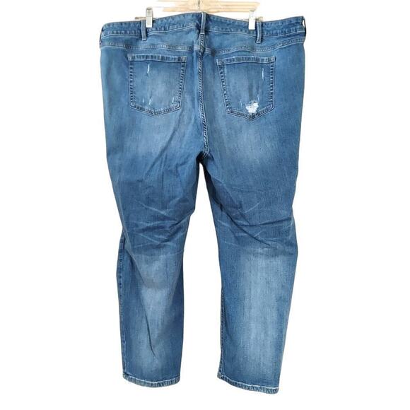Torrid Women's Plus Size Boyfriend Straight Leg Vintage Stretch Distressed Jeans - Picture 6 of 9